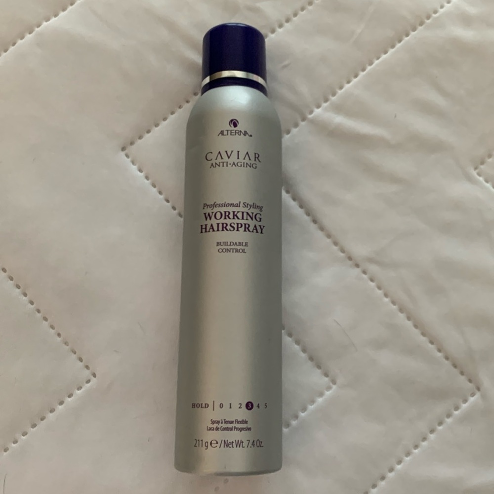 New Never Used Caviar Anti-Aging Working Hairspray 7.4 oz